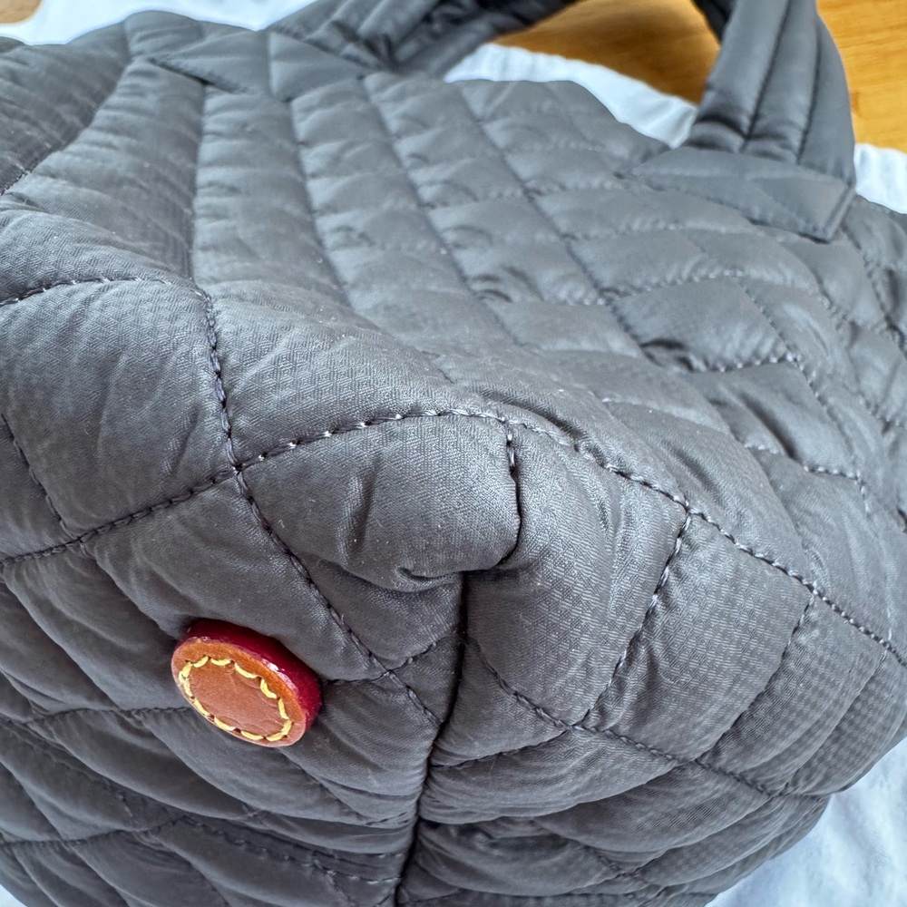 MZ Wallace Charcoal Quilted Tote - Picture 8 of 16